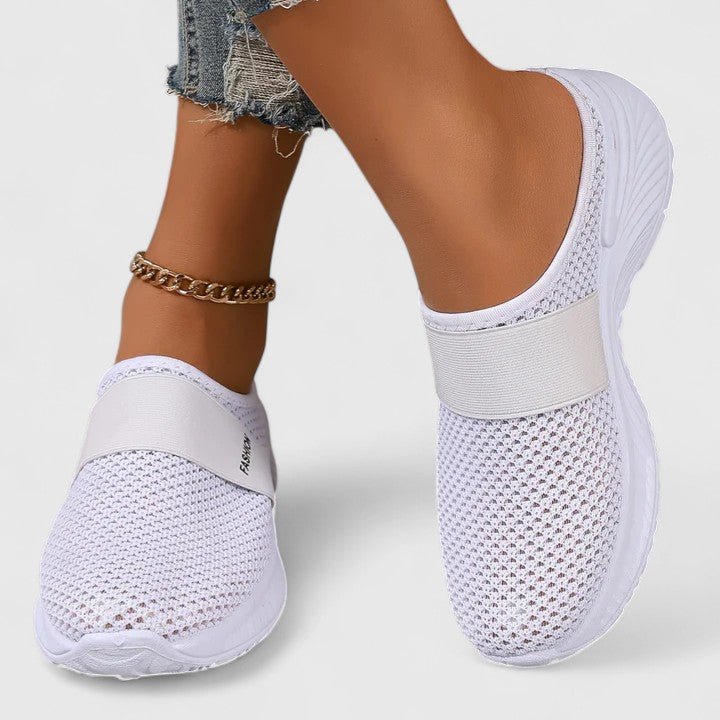 Women's Knit Slip-On Platform Trainers
