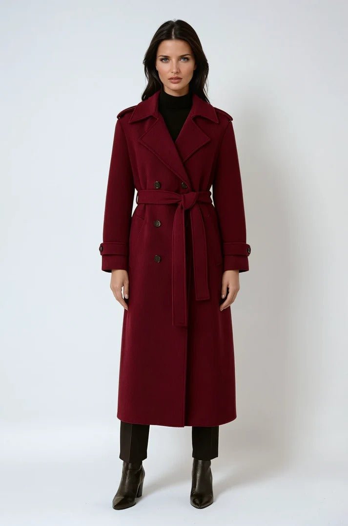 Women's Wool Trench Coat
