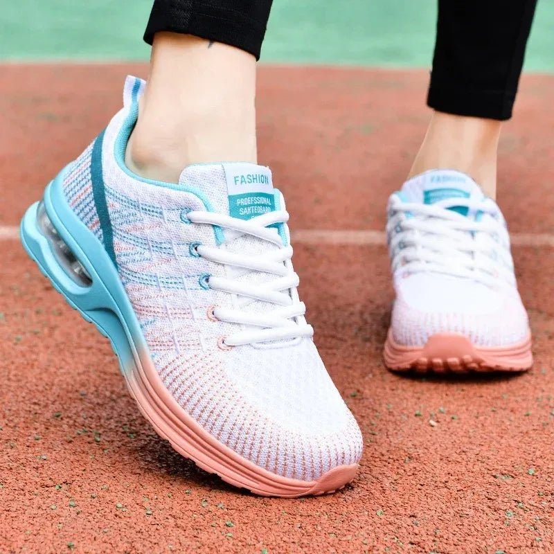 Women's Knit Running Lace-Up Trainers