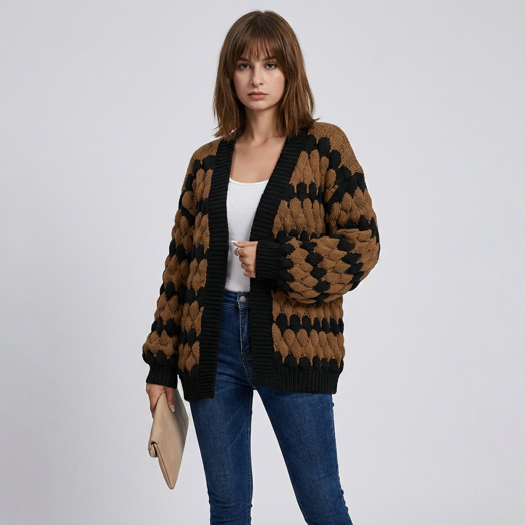 Women's Chunky Oversized Knit Cardigan