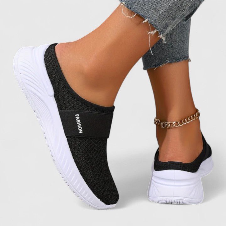 Women's Knit Slip-On Platform Trainers
