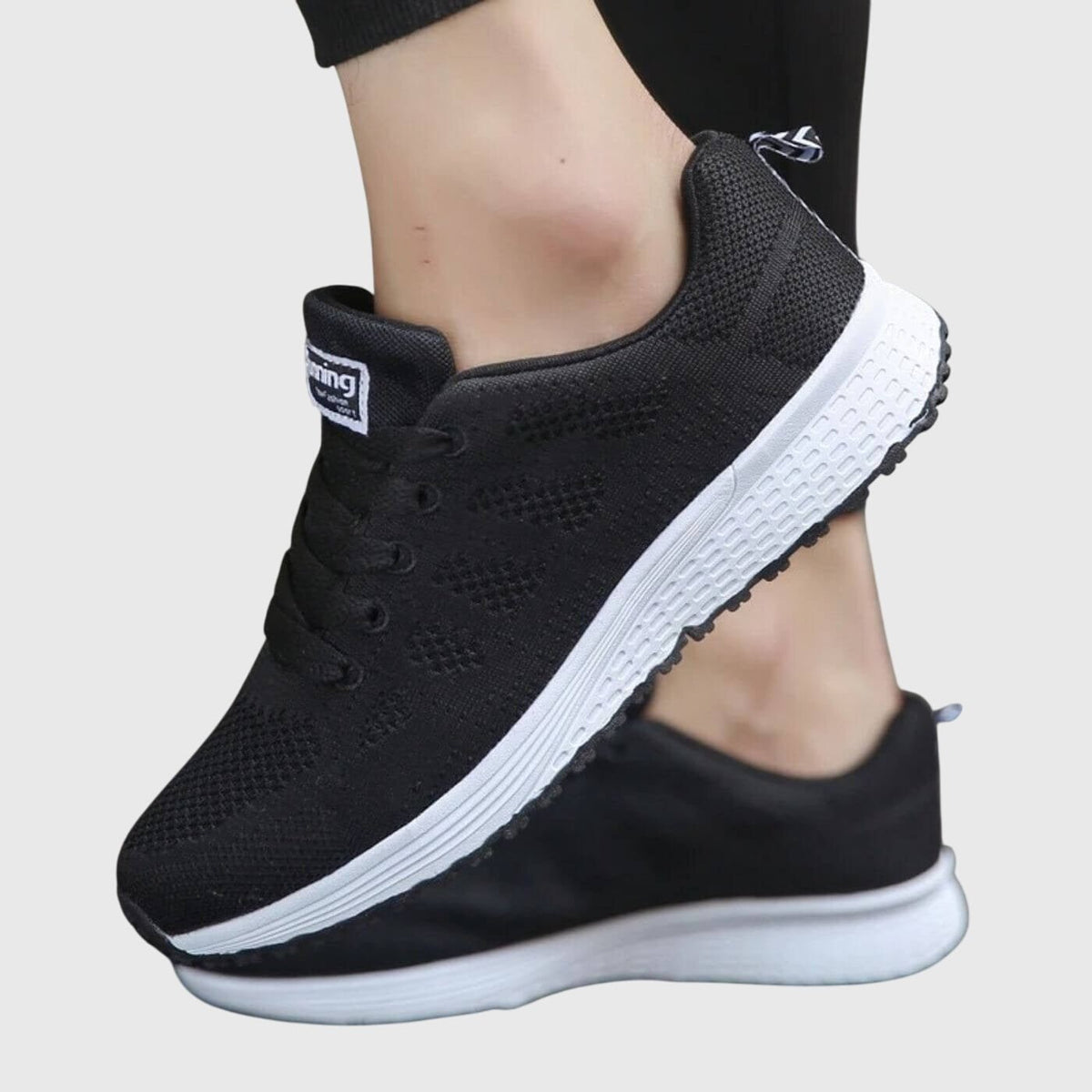 Women's Knit Running Lace-Up Trainers